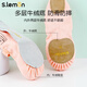 S. Lemon Tanzschuhe für Mädchen Kinder Ballettschuhe am nächsten Tag weicher Sohle elastischer Kleidung Gymnastikschuhe Körperschuh Training Schuhe Ballettschuhe Fleisch Pink 31 (18 cm Fuß Länge)