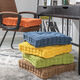 Yingzhu'er seat cushion thickened chair chair cushion soft butt cushion buttocks four seasons office sedentary soft cushion student classroom thick seat cushion green grass 40*40cm square thick about 8 miles