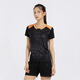 
Dixi badminton uniform sports suit quick-dry men and women volleyball uniform tennis uniform table tennis jersey group purchase custom one piece for women B3890 blue top + 3615 black shorts M