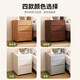 Kao nordique en bois massif armoire à coffre simple ménage petite chambre de rangement de chambre à coucher armoire 678 # couleur en bois réel