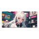 Ruqinlian mouse pad for male 2D professional e-sports game fps office desk pad for female laptop keyboard pad cartoon anime mouse pad can be customized 12140 800mm*300mm*3mm