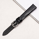 
Adapted to Armani women's genuine leather strap AR11148 11390 11146 lizard pattern 14 cowhide watch strap black-silver pin buckle 14mm