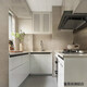 Fu Yisen G-Type Handle sans fente Cabinet Kitchen Invisible Cuisine Cabinet blanc / Cashmere Grey 18 mm Gringing U-Shaped Dather Great U702 Cashmere Grey-Lenter 200 mm