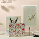 
Gem butterfly handmade Su embroidered silk scarf mulberry silk scarf cheongsam shawl female mother birthday gift box Lantian jade dream
