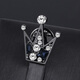 Kamalan (Kamalun) Crown Suit Brooch Men Men de poing d'usure formelle Collier Collier Bouton Collier Badge haut de gamme Accessoires