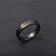 Jingji Xiangyun retro ring ins trendy men's light luxury index finger ring black niche simple versatile open ring personalized ring Xiangyun ring 1 piece