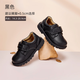 DAVE&BELLA boys' leather shoes, toddler shoes, spring new children's shoes, stylish children's performance shoes, boys' shoes, black, in stock 22