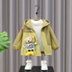 G.DUCKKIDS Little Yellow Duck Children's Clothes Children's Cotton Clothes Boys' Cotton Clothes Thickened Jackets Winter Children's Velvet Jackets Boys' Cotton-padded Jackets Bean Green 120 Size 5~6 years old 110-120cm cm