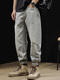 OLJ International Luxury Brand Ripped Jeans Men's Men's Loose Straight Spring and Automne Casual Working Pants Retro Wash 38 [185-200jin [Jin est égal à 0,5 kg]]]