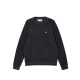 Jack Jones (JACK/JONES) men's autumn and winter sweater men's embroidery versatile simple chenille base shirt pullover knit sweater men's soft and skin-friendly E02 rock lime 2XL