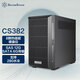 SilverStone CS382 Nas multi-hard drive chassis (supports M-ATX/Type-C/multi-storage/3.5 hot-swappable hard drive/security lock)