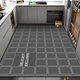 Xuxian floor mats, kitchen floor mats, stain-resistant mats, household non-slip carpets, water-absorbent and oil-proof, large-area custom-made foot mats, gray style, 120*200cm, versatile