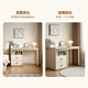 Quanyou Home Modern Simple Style Teenagers Retractable Desk Cabinet Combination Writing Desk Storage Floor Cabinet