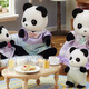 Sylvanische Familien Japanische Panda Familie spielen Haus Girl Toy Doll Anzug Geburtstag Geschenke für Kinder