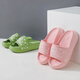 Otoño Summer grueso Suelas gruesas para mujeres en el verano Cartoon Lindo Bear pareja Sandalias Baño para hombres Ni-Slip Wear Caki 36-37 (235 mm)