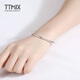 TTMIX platinum bracelet, adjustable push-pull PT950 platinum bracelet for women, versatile smooth hand ornament, hollow 17.1-17.3g, width 3.4mm