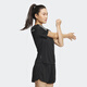 Adidas short-sleeved women's summer sports running training fitness breathable fast drying comfortable and fashionable casual round neck T-shirt JF1477 M