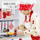 Hape(德国)儿童过家家厨房玩具木质喜乐时光美食厨房节日礼物E8791