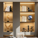BHM high-end light luxury general manager office ornaments handicrafts high-end atmospheric creative living room study wine cabinet decorations a pair of brushed vases