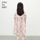 jnby by JNBY江南布衣童装全棉印花短袖连衣裙休闲舒适夏女童儿童1O4G13940 690/杂粉 110 cm