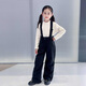 RAWRWAR New Boys and Girls Bib Ski Pants Padded and Thickened Double Snowboard Equipment Padded and Thickened Ski Pants 635 Black (Same Style for Men and Women) 3XL 160