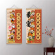 New Chinese-style text creative God of Wealth is getting rich and festive, living room, bedroom corridor, entrance wall decoration hanging scroll painting LY679-1 hanging scroll painting 20*40cm