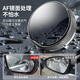 Giant wood car reversing small round mirror rearview mirror auxiliary mirror HD reflective blind spot mirror 360 degree blind spot artifact suction cup type suitable for car [2 packs of metal silver] 15D high-definition lens