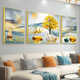 Wohnzimmer Dekoration Malerei Sofa Hintergrund Wand Hanging Malmale modern