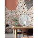 Clcey Colored Colored Terrazzo Tiles 600x1200 Salle de vie et de salle à manger Gris Soft Light Antique Tiles Shopping Mall Clothing Store Anti-Slip 600 * 1200 12805