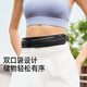 Camel (Camel) Sac de taille sportive, hommes et femmes qui exécutent un sac de taille de téléphone mobile, Sports Fitness Mini Belt 8W3AMT002 Black