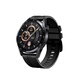 RUNGUOGUO für Huawei Uhr GT2 Uhrengurt Silikon Sport Armband für Männer und Frauen wasserdichte staubdicht nicht rutschfeste Kleidung 46 mm mm Ersatz Universal 22 mm Edelstein Schwarz [GT2] 46-mm-Uhrengurt