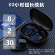 CHUBAN Wireless Ear-mounted Sports Music Cycling Game Calling Business Simple Long Battery Life Headphones Bluetooth Bone Conduction Headset Not In-Ear Sports Crazy High-quality Bluetooth Headset Black Ear-Hook Air Conduction