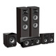 JBLSTUDIO680/690/698家庭影院主音箱客厅落地HiFi发烧音响5.1声道环绕重低音音响播放器 【标准版】STUDIO665C 中置-黑色