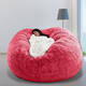 Pupan Doubao Artificial Fur Doudou SOFA peut être de 5 pieds 6ft7ft de vin rouge 5.00x5.00 cm Couverture de tissu 13565 cm