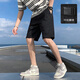 Adidas shorts men's 2025 summer sports pants comfortable breathable fast drying fitness running jogging pinches casual pants HE9934/quick drying/Adi dark label S