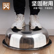 GOLDEN KEY stainless steel large bucket basin 50cm extra large thickened vegetable basin laundry bath basin multi-purpose cooking basin GK-500DP