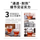 Detif Plum Blossom Glass Tea Set Teapot Kung Fu Tea Home Guest Tea Cup Simple Tea Table Office Tea Making Set Plum Blossom Male Cup/One