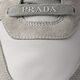 PRADA/Prada Gift Men's Prax 2.0 Regenerated Nylon and Suede Calf Leather Sneakers Cloud Gray 41 (7)