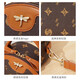Rote Libellefly-Tasche Frauenbag 2025 Crossbody One Schulter modische Handtasche Geschenk zum Geburtstag der Freundin Chinesischer Valentinstag