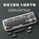 Forward TK870 wireless mechanical keyboard and mouse set Bluetooth three-mode high-value Blackberry side engraving 104-key gaming e-sports desktop laptop office wired universal peripheral dust side engraving-87 key [wireless Bluetooth three-template] white light + wireless mouse blue axis (clear feel)