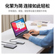 Green Network Typ-C Docking Station USB-C an HDMI/VGA/DP-Konverter Thunderbolt 4 Docking Station Thunderbolt 3 Splitter Hub für MacBook Laptop iPad Tablet SD+HDMI+VGA+Gigabit+Audio 15601