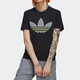 
Adidas Clover Short Sleeve T-shirt Women's 2025 Summer New Sports Running Training Casual Comfortable Round Neck Top Cover HB9435 Black XS