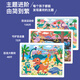 Miaowaer Magnetic Photo Frame Puzzle Großes Flachpuzzle für Kinder über 3-6 Jahre alt, magnetisches Magnetauto-Puzzlespielzeug [Hochwertiger Vollsatz] Voller Satz von 9 Bildern + 3 Bodenrahmen