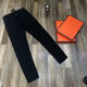 Armanibreni Jeans Pantalones de gama alta para hombres Piernas estiradas negras delgadas de gama alta lavadas 2024 cien dt6624 negro talla 34