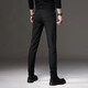 休闲裤子男春秋款时尚韩版小脚修身长裤男士冬季加绒商务小西裤男 833黑色（常规） 31