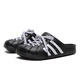 Adidas slippers men's shoes women's shoes summer sports shoes beach shoes lightweight breathable casual Birken slippers JH9848 black 36.5