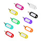 Deyin Colorful Key Key Chain Chain Classification Marc Key Tag Marque 9848 Clé Mation de gestion Bag étiquette de clé Stick Stick Office fournit 50 pièces / boîte