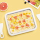 Baijie Fried Yogurt Machine Fried Ice Machine Children's DIY Homemade Fried Yogurt Special Ice Cream Machine Ice Cream Machine Ice 304 Stainless Steel Plug-free Fried Ice Plate [Cream White Large] Food Grade Material Quick Frozen