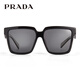PRADA Prada sunglasses large frame sunglasses driving driving mirror men's and women's personalized sunglasses 0PR24ZSF 0PR24ZSF-1AB5S0 black