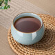 Eight Thousand Lines Tea Cup High-end Master Cup Ceramic Kung Fu Tea Cup Ru Kiln Open Slice Built Office Home Single Person Tea Cup